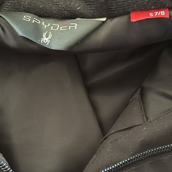 Spyder 7/8 black ski winter jacket great pre owned condition snowboarding snow - Picture 3 of 10